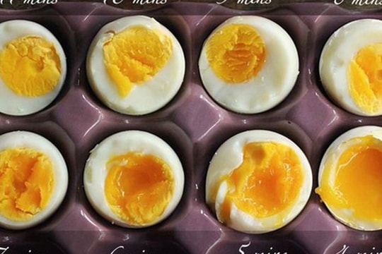 Luộc trứng đúng cách để đảm bảo dưỡng chất