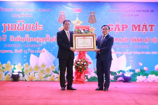 Kỷ niệm 40 năm Ngày thành lập Đội Quy tập và đón nhận Bằng khen của Thủ tướng Chính phủ