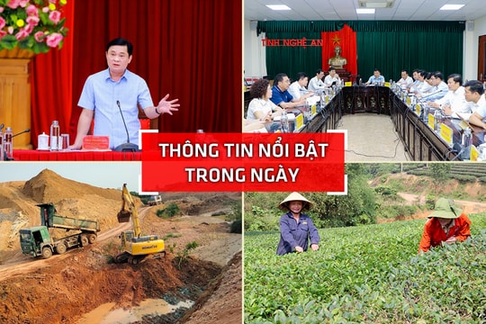 Nghệ An: Thông tin nổi bật ngày 15/4