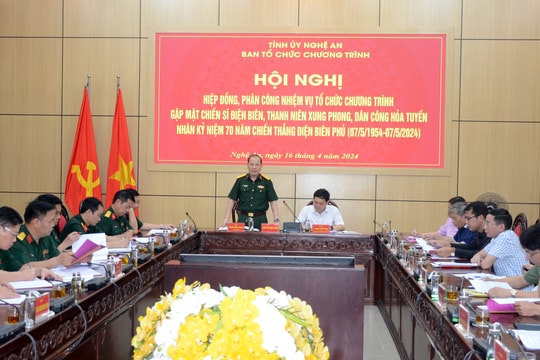 Chuẩn bị chu đáo chương trình gặp mặt chiến sĩ, thanh niên xung phong, dân công hỏa tuyến trực tiếp tham gia chiến dịch Điện Biên Phủ