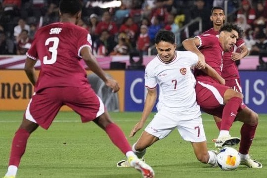 U23 Indonesia thất bại trước chủ nhà Qatar ở trận ra quân giải U23 Châu Á