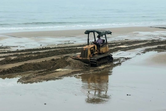Vụ khai thác trái phép cát biển để xây bờ kè: Thị xã Cửa Lò đề nghị UBND tỉnh xử phạt đến 200 triệu đồng