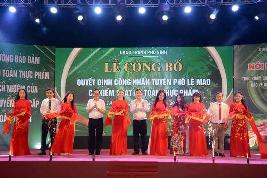 Nghệ An phát động 'Tháng hành động vì an toàn thực phẩm' năm 2024