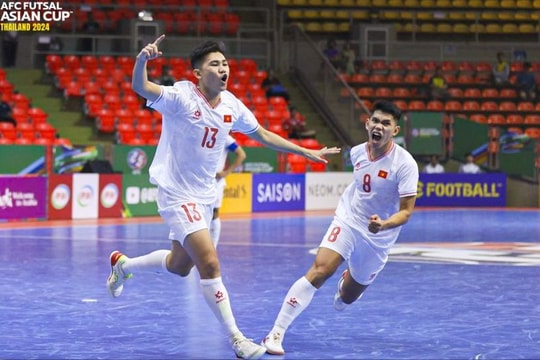 Đội tuyển Futsal Việt Nam thắng Trung Quốc tại giải Futsal châu Á 2024 