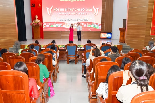 Sôi nổi vòng thi sơ khảo Hội thi Bí thư chi bộ giỏi Đảng uỷ Khối Các cơ quan tỉnh