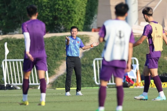 Huấn luyện viên Hoàng Anh Tuấn: 'U23 Việt Nam không thể mắc sai lầm như trận mở màn'