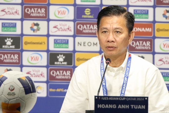 Huấn luyện viên Hoàng Anh Tuấn: 'Chúng tôi vẫn sẽ chơi hết mình trước U23 Uzbekistan'