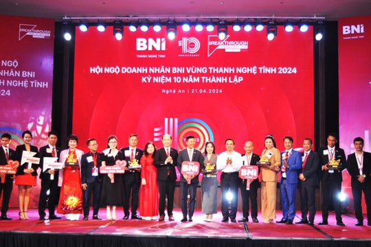 BNI vùng Thanh Nghệ Tĩnh kỷ niệm 10 năm thành lập