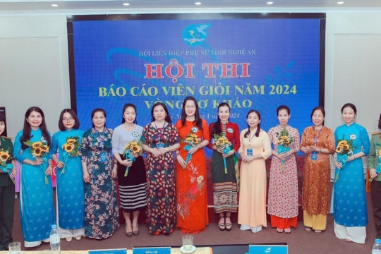 9 thí sinh xuất sắc lọt vào chung kết Hội thi báo cáo viên giỏi Hội Liên hiệp phụ nữ năm 2024
