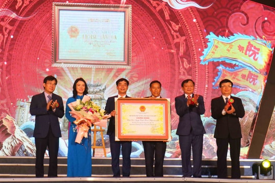 Khai hội đền thờ Nguyễn Cảnh Hoan và công bố Di sản phi vật thể cấp quốc gia