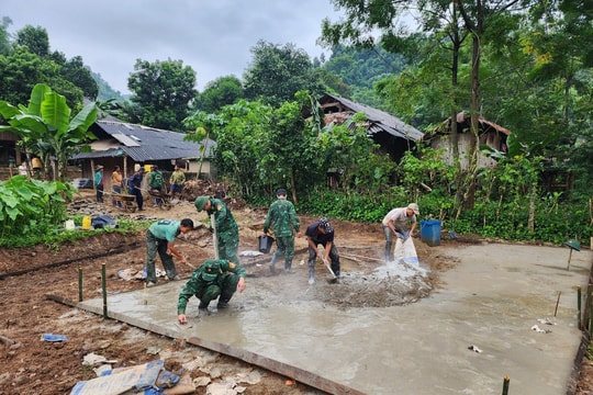 Bộ đội Biên phòng Nghệ An triển khai hiệu quả hoạt động giúp dân ở khu vực biên giới