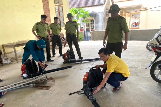 Gần 80 học viên tập huấn nghiệp vụ về công tác phòng cháy chữa cháy rừng 