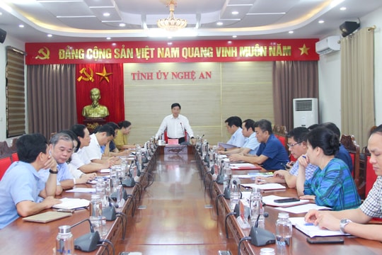Thường trực Tỉnh uỷ định hướng một số nhiệm vụ công tác trọng tâm quý II/2024