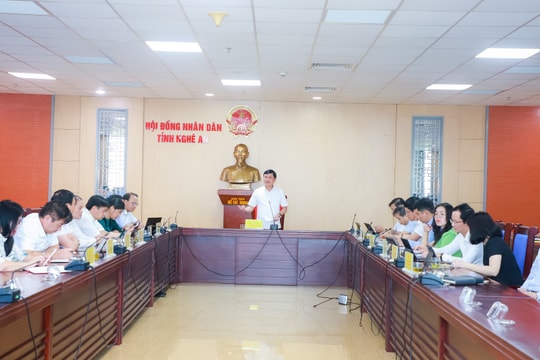 Thường trực HĐND tỉnh Nghệ An thống nhất đổi mới khung thời gian tổ chức kỳ họp thường lệ giữa năm 2024 của HĐND tỉnh