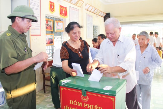 Hưng Nguyên lấy ý kiến cử tri về Đề án sắp xếp đơn vị hành chính cấp xã giai đoạn 2023 – 2025
