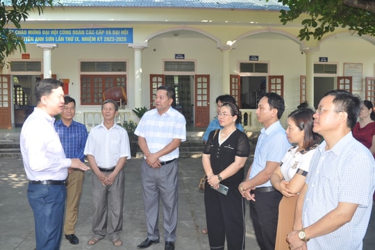 Anh Sơn giải quyết kịp thời các mâu thuẫn, tranh chấp, khiếu kiện trong nhân dân