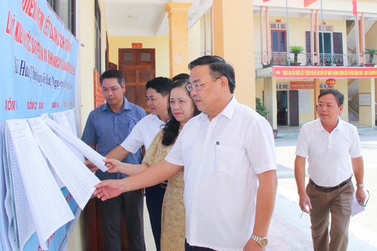 Kết quả lấy ý kiến cử tri tại 6 xã thuộc diện sáp nhập ở Hưng Nguyên