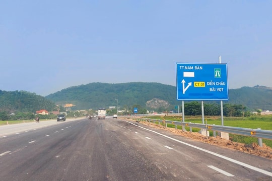 Cao tốc Diễn Châu- Bãi Vọt vận hành thông suốt