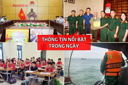 Nghệ An: Thông tin nổi bật ngày 3/5