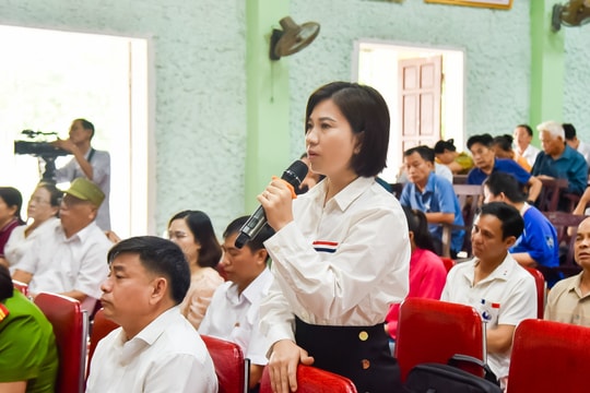 Cử tri Đô Lương đề nghị đẩy mạnh thu hút đầu tư, tạo việc làm cho lao động địa phương