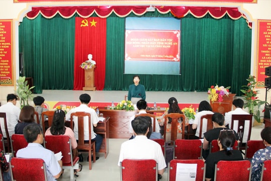 Thúc đẩy sự phát triển toàn diện vùng đồng bào dân tộc thiểu số huyện Quỳ Châu 