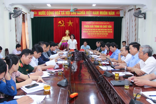 Nam Đàn quyết tâm về đích huyện nông thôn mới nâng cao vào cuối năm 2024