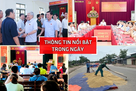 Nghệ An: Thông tin nổi bật ngày 10/5