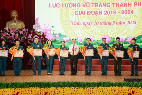 Thành phố Vinh tổ chức Đại hội thi đua Quyết thắng lực lượng vũ trang giai đoạn 2019 – 2024