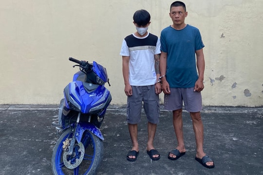 Tổ công tác 373 bắt 2 đối tượng cướp giật tài sản sau 3 giờ gây án