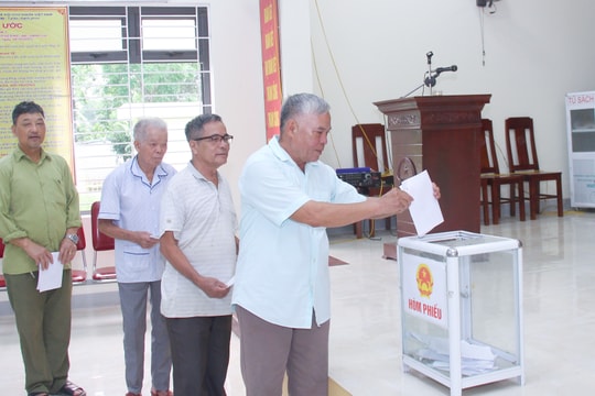 92/94 đơn vị hành chính cấp xã thuộc diện sáp nhập ở Nghệ An hoàn thành việc lấy ý kiến cử tri 