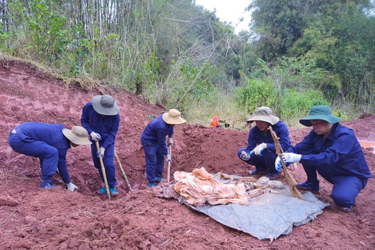 Bảo đảm tốt chế độ, chính sách đối với nhiệm vụ tìm kiếm quy tập hài cốt liệt sĩ