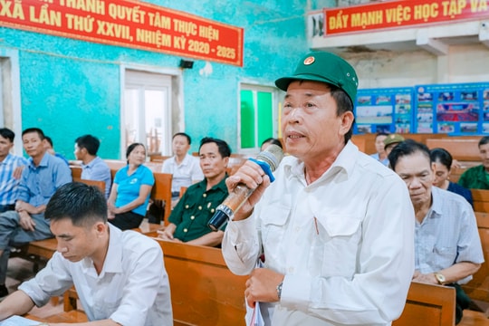 Đại biểu Hội đồng nhân dân tỉnh Nghệ An tiếp xúc cử tri tại các địa phương