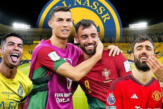 Ronaldo giục Al-Nassr vung tiền mua Bruno Fernandes