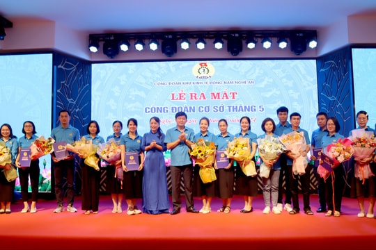 Công đoàn Khu kinh tế Đông Nam ra mắt 10 công đoàn cơ sở với hơn 2.200 đoàn viên