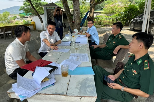 Nghệ An nhắc nhở và xử phạt chủ tàu cá không hợp tác với đoàn kiểm tra liên ngành