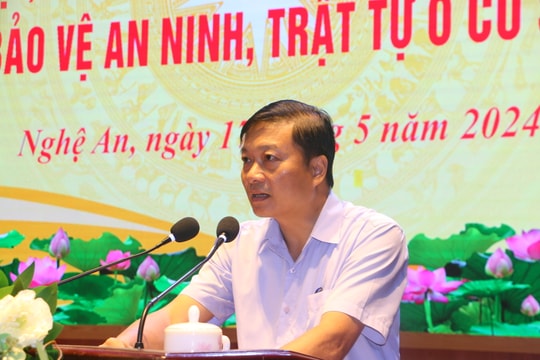 Tăng cường củng cố lực lượng bảo vệ an ninh, trật tự ở cơ sở trên địa bàn tỉnh Nghệ An