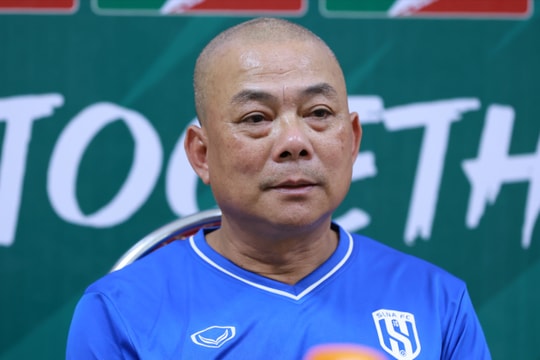 Huấn luyện viên Phạm Anh Tuấn: 'Tôi rất hạnh phúc khi Sông Lam Nghệ An giành chiến thắng'