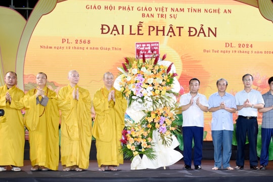 Nghệ An tổ chức đại lễ Phật đản năm 2024