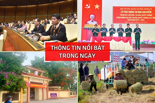 Nghệ An: Thông tin nổi bật ngày 20/5