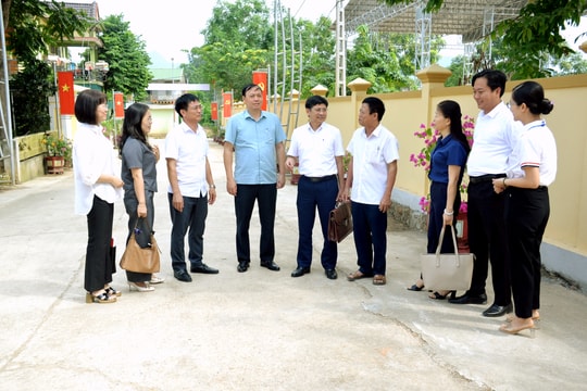 Hội đồng nhân dân tỉnh giám sát xây dựng nông thôn mới ở Tân Kỳ