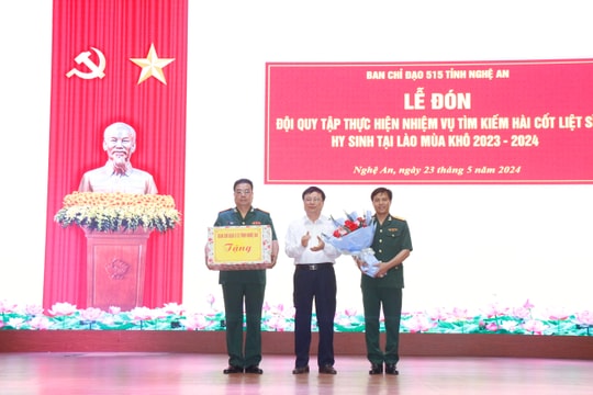 Đội Quy tập Bộ Chỉ huy Quân sự tỉnh hoàn thành xuất sắc nhiệm vụ tìm kiếm, quy tập hài cốt liệt sĩ hy sinh tại Lào