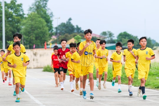 Thiếu niên Quế Phong sẵn sàng tạo bất ngờ tại Giải Bóng đá Thiếu niên - Nhi đồng Cúp Báo Nghệ An 2024