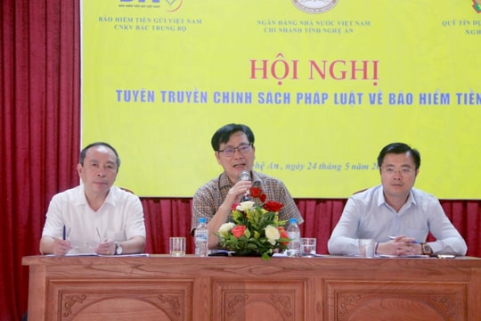 Người dân Nghệ An được tuyên truyền chính sách pháp luật về bảo hiểm tiền gửi