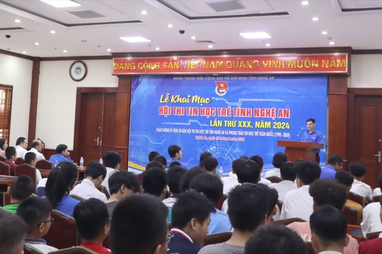 280 thí sinh tham gia Hội thi Tin học trẻ tỉnh Nghệ An lần thứ 30, năm 2024
