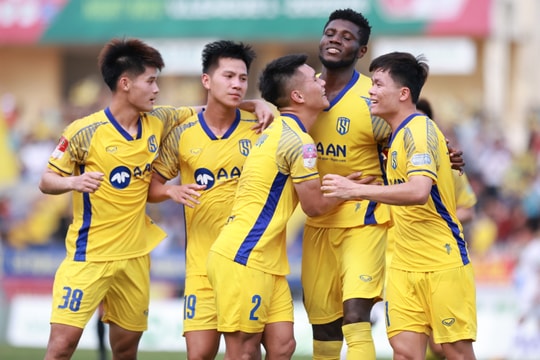 Thắng Bình Dương trên sân Vinh, Sông Lam Nghệ An tiếp tục chuỗi trận thăng hoa