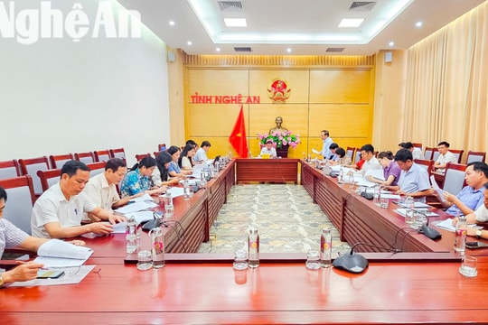 Rà soát công tác tổ chức Hội nghị gặp mặt, đối thoại giữa Chủ tịch UBND tỉnh với nông dân Nghệ An