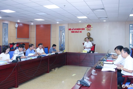 Ban Pháp chế HĐND Nghệ An thẩm tra dự thảo nghị quyết sáp nhập xã giai đoạn 2023 - 2025