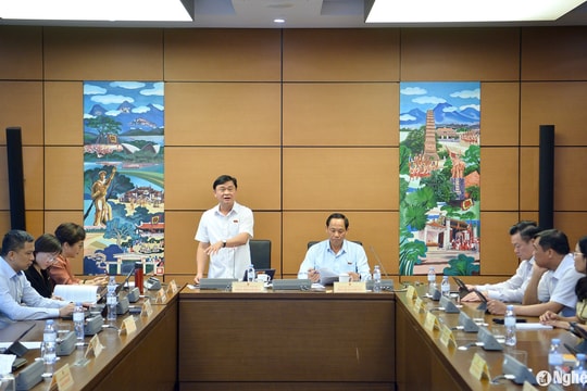 Quốc hội thảo luận tại tổ về 14 cơ chế, chính sách đặc thù phát triển tỉnh Nghệ An