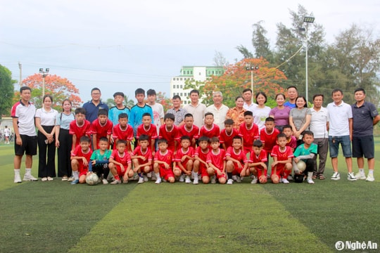 Cầu thủ nhí Diễn Châu sẵn sàng tranh huy chương tại Cúp Báo Nghệ An