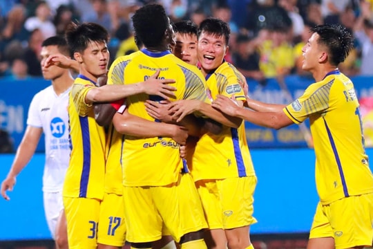 Những điểm nhấn trận Sông Lam Nghệ An gặp Thép Xanh Nam Định